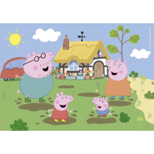 Clementoni puzzle Peppa malac sárban játszik puzzle, kirakós
