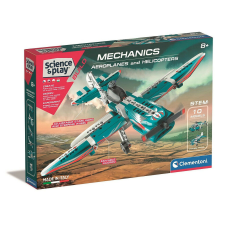 Clementoni Repülők és helikopterek Mechanics 10 az 1-ben építőjáték Clementoni kreatív és készségfejlesztő