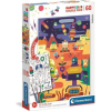 Clementoni Robot Színezhető Kétoldalas Puzzle 60 db-os - Lányoknak és Fiúknak, 5 éves kortól (405588)