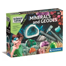 Clementoni Science & Play: Ásványok és Geódák tudományos készlet oktatójáték