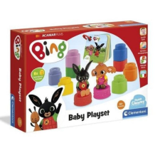 Clementoni Soft Clemmy Bing puha kockás építőszett készségfejlesztő