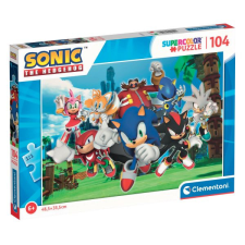 Clementoni : Sonic, a sündisznó - 104 darabos puzzle puzzle, kirakós