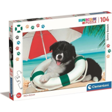 Clementoni Sunny Beach Kirakós játék 104 db Állatok (25741 CLM) puzzle, kirakós