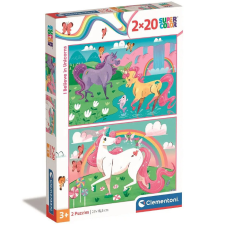 Clementoni Unikornis Believe 2x20 db-os puzzle 2x20 db-os puzzle Clementoni puzzle, kirakós