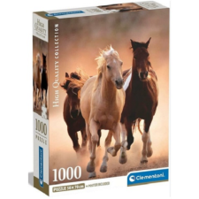 Clementoni Vágtázó lovak HQC 1000db-os puzzle poszterrel - Clementoni puzzle, kirakós