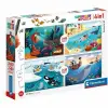 Clementoni Vízi világ - 4 az 1-ben puzzle - Clementoni