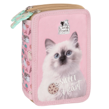  Cleo and Frank cicás tolltartó – 3 emeletes, töltött tolltartó