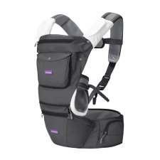 Clevamama ergonómikus 5 pozíciós babahordozó - szürke kenguru