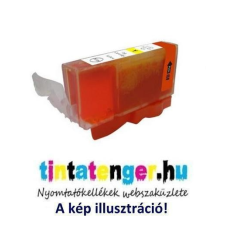  CLI-521Y[Y] 10ml utángyártott sárga tintapatron, chippel nyomtatópatron & toner