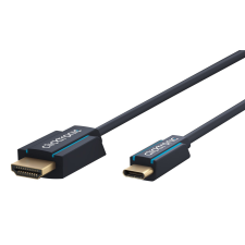 ClickTronic 44930 USB-C 2.0 - HDMI 2.0 Kábel 3m - Fekete kábel és adapter