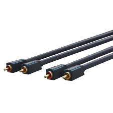 ClickTronic 70380 2x RCA apa - 2x RCA apa Kábel (3m) (70380) kábel és adapter