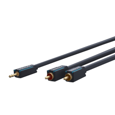 ClickTronic 70468 3.5mm Jack apa - 2x RCA apa Kábel (3m) (70468) kábel és adapter