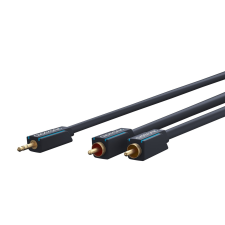 ClickTronic 70469 3.5mm Jack apa - 2x RCA apa Kábel (5m) kábel és adapter