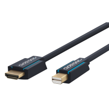 ClickTronic 70744 Mini DisplayPort - HDMI Kábel 3m - Fekete kábel és adapter
