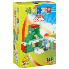 Clics Toys Konyha szakáccsal építőjáték készlet CC018 makett