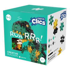 Clics Toys Nano Clics Creative Builders építőjáték készlet 125 darabos makett