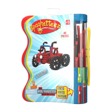 Clics Toys Spaghetteez Wiggly Roadster építőjáték készlet 46 darabos makett