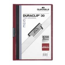  Clip-mappa Durable Duraclip A/4 60 lapig padlizsán mappa