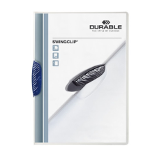 Clip-mappa Durable Swingclip A/4 30 lapig sötétkék mappa