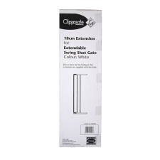 Clippasafe Ajtórács toldó Swing Shut 18cm 139/2 bababiztonság