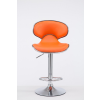  CLP Las Vegas modern állítható magasságú bárszék narancs krómozott lábakkal 101802009