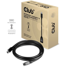 CLUB3D Ada club3d mini displayport to displayport1.4 extension cable 8k60hz dsc1.2 hbr3 hdr m/f 1m/3.28 ft cac-1121 kábel és adapter