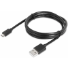 CLUB3D CAC-1408 USB-A apa - Micro USB apa 2.0 Adat és töltőkábel - Fekete (1m)