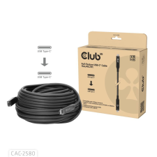 CLUB3D CAC-2580 Full-Feature USB-C Cable 15m Black kábel és adapter