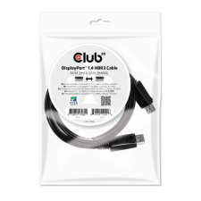 CLUB3D DisplayPort 1.4 HBR3 8K60Hz kábel M/M 2m kábel és adapter