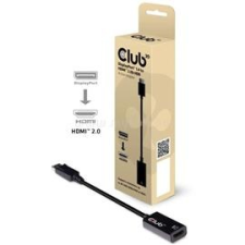 CLUB3D Displayport 1.4 - HDMI 2.0a adapter (CAC-1080) laptop kellék