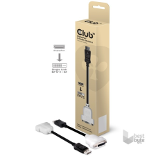 CLUB3D Displayport - DVI-D passive adapter audió/videó kellék, kábel és adapter
