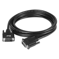 Club3D DVI-D (Dual Link) Bidirectional cable 3m Black kábel és adapter