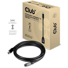 CLUB3D Mini DisplayPort 1.4 Átalakító Fekete 1m CAC-1121 kábel és adapter