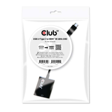 CLUB3D USB 3.1 Type C - HDMI 2.0 UHD adapter - Fekete kábel és adapter