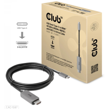 Club 3D CAC-1587 USB-C - HDMI kábel 3m - Fekete (CAC-1587) kábel és adapter