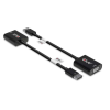 Club 3D Club3D Adapter DisplayPort > VGA aktiv St/Bu schwarz Polybeutel (CAC-2013)