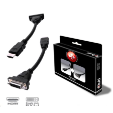 Club 3D CLUB3D HDMI - DVI-I Single Link passzív adapter (CAC-HMD>DFD) (CAC-HMD&gt;DFD) kábel és adapter