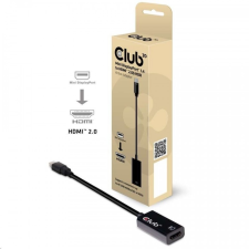 Club 3D CLUB3D Mini Displayport 1.4 - HDMI 2.0b HDR adapter (CAC-1180) kábel és adapter