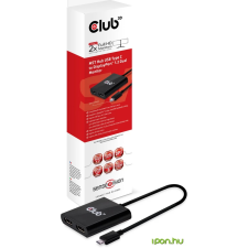 Club 3D CLUB3D SenseVision MST USB 3.1 C - DisplayPort 1.2 HUB (CSV-1545) kábel és adapter