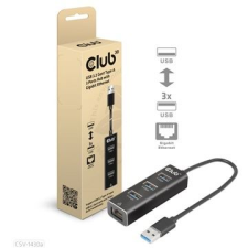 Club 3D CLUB3D univerzális dokkoló állomás USB 3.2 Gen1 Type-A (CSV-1430A) (CSV-1430A) laptop kellék