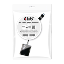 Club 3D CLUB3D USB 3.1 Type C -> HDMI 2.0 adapter fekete (CAC-2504) (CAC-2504) kábel és adapter