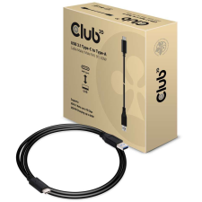 Club 3D CLUB3D USB 3.1 Type C -> USB 3.1 Type A kábel 1m fekete (CAC-1523) (CAC-1523) kábel és adapter