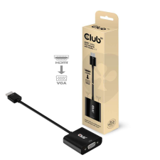 Club 3D HDMI 1.4 - VGA adapter (CAC-1302) kábel és adapter