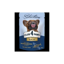 Club 4 Paws Premium Plusz Alutasakos Válogatás Lazaccal és Makrélával Szószban 85g kutyaeledel