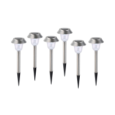  CMI leszúrható LED-napelemes lámpa 6 darabos készlet kültéri világítás