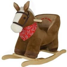 CNACC Beleülős bébi hintapóni - sötétbarna plüssfigura