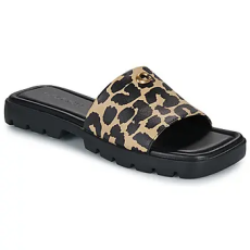 Coach Papucsok FLORENCE LEOPARD PRINT SANDAL Sokszínű 36 1/2