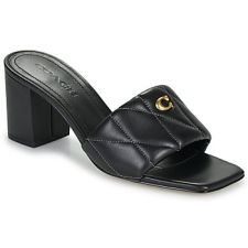 Coach Papucsok QUILTED BLOCK HEEL SANDAL Fekete 37 női papucs