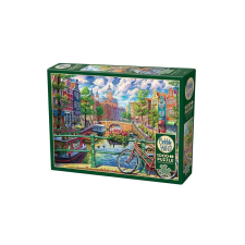 Cobble Hill 1000 db-os puzzle - Amsterdam Canal (40076) puzzle, kirakós
