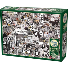 Cobble Hill 1000 db-os puzzle - Black and White: Animals (40043) (0625012400435) puzzle, kirakós
